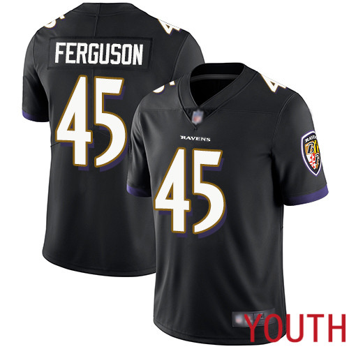Baltimore Ravens Limited Black Youth Jaylon Ferguson Alternate Jersey NFL Football #45 Vapor Untouchable